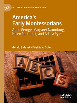 cover image of America's Early Montessorians